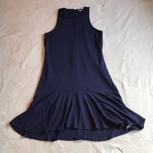 Gap sleeveless ruffle bottom dress